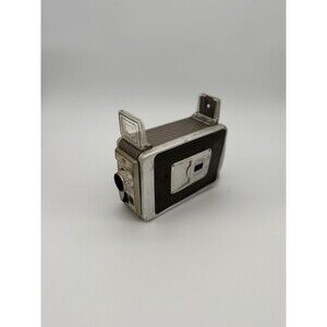 Kodak Brownie Movie Camera II Vintage Folding Black Silver Pop-Up Viewfinder